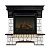 Каминокомплект Dimplex Pierre Luxe белый (венге)+Gannon