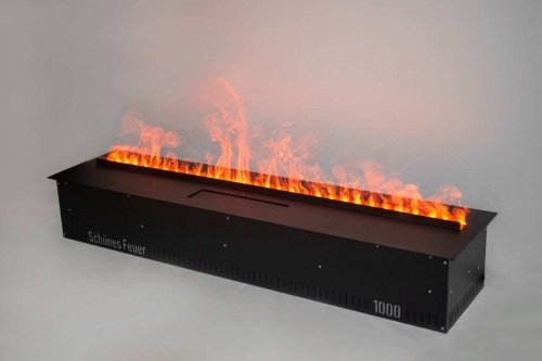 Электроочаг Schönes Feuer 3D FireLine 1000 Pro со стальной крышкой в Нальчике