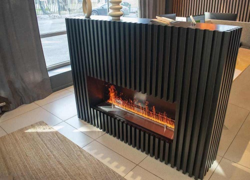 Электроочаг Schönes Feuer 3D FireLine 1000 со стальной крышкой в Нальчике