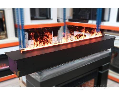 3D электроочаг Real Flame Line-S 150 3D Matte Black в Нальчике