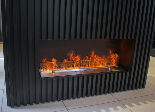 Электроочаг Schönes Feuer 3D FireLine 1000 со стальной крышкой в Нальчике